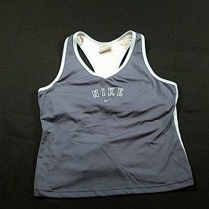 Nike Dri-fit blue tank top